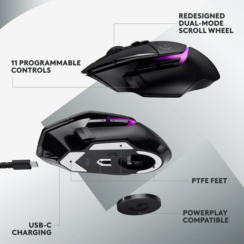 Logitech G502 X Plus Wireless RGB Gaming Mouse