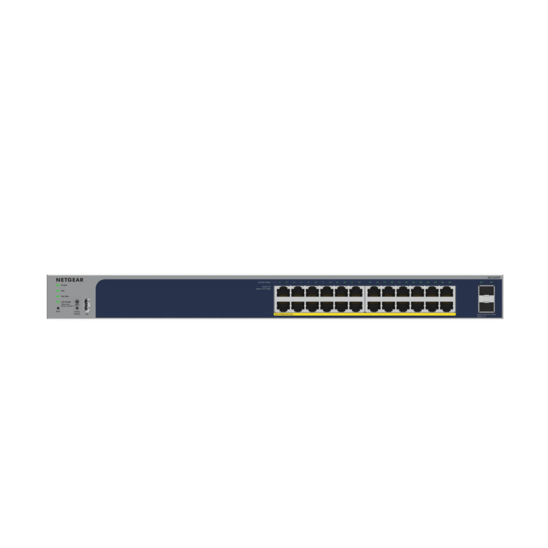 NETGEAR GS724TPv3 24-Port Gigabit Ethernet Smart Managed Pro PoE Switch - with 24 x PoE+ @ 190W