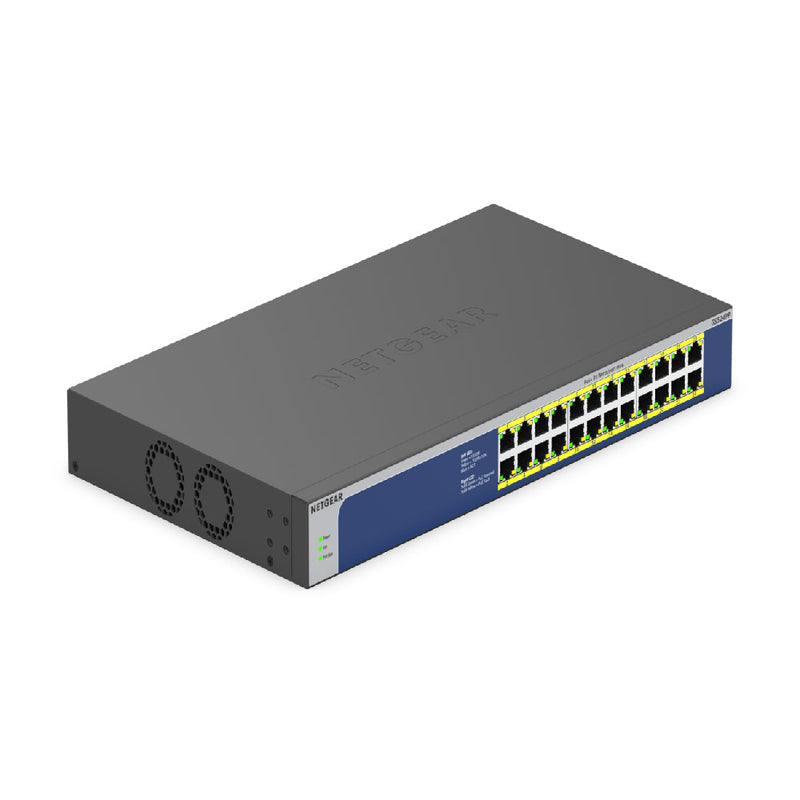NETGEAR GS524PP 24-Port Gigabit Ethernet High-Power PoE+ Unmanaged Switch (300W)