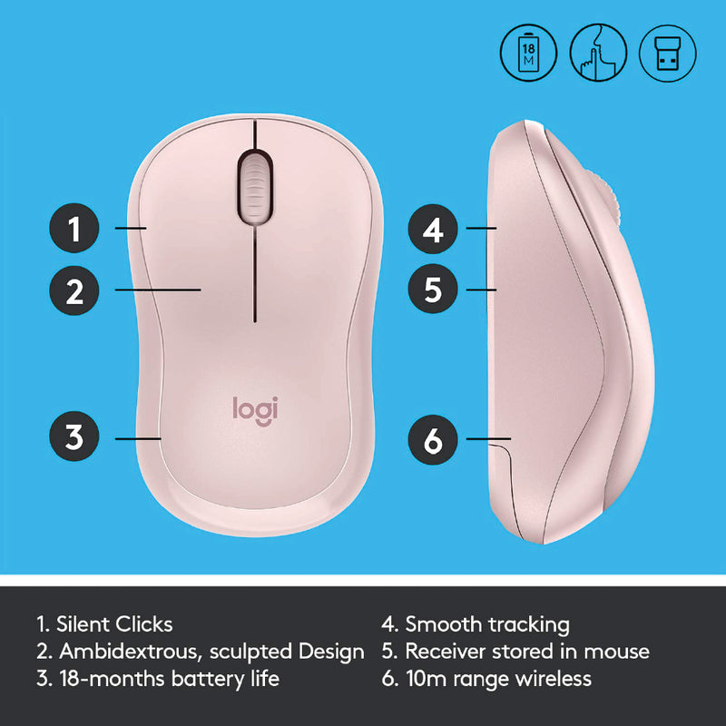 LOGITECH M221 Wireless Silent Mouse