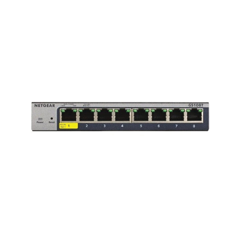 Netgear 8-Port Gigabit Ethernet Smart Switch with Cloud Management (GS108T)
