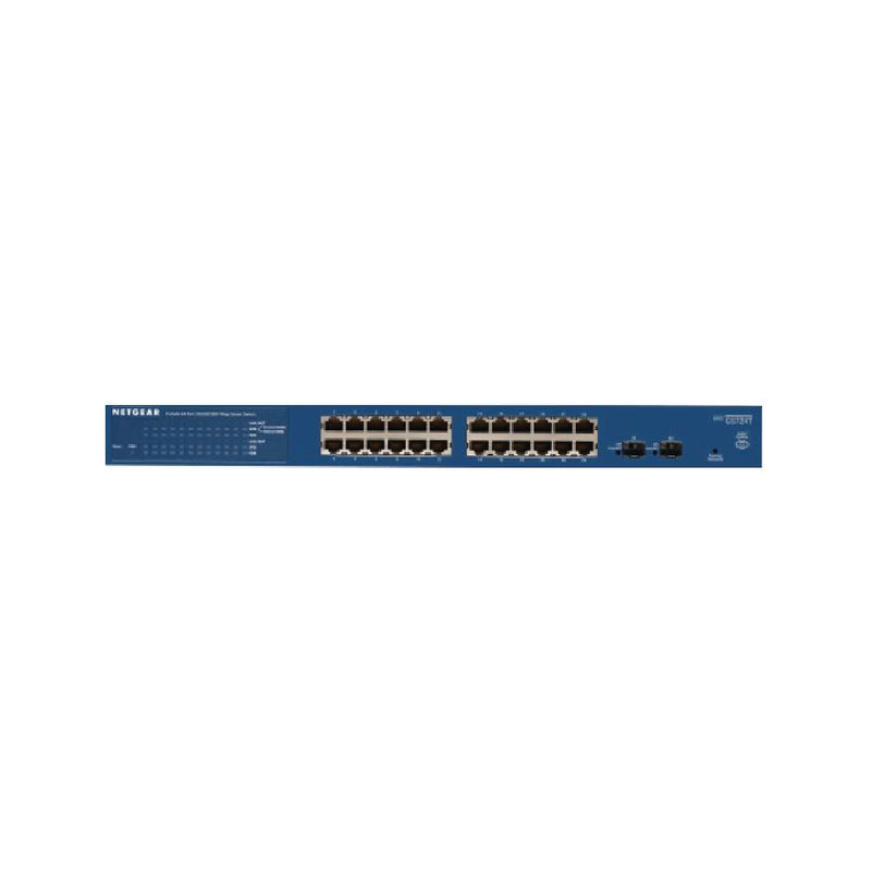 24-Port Gigabit Ethernet Smart Switch (GS724Tv4) with 2 Dedicated SFP Ports