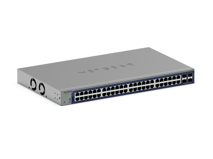 48-Port Gigabit PoE+ and PoE++ Smart Switch w/optional Remote/Cloud Management and 4 SFP+ Ports (640W)