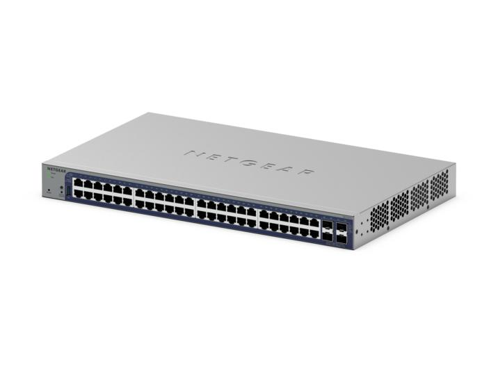 48-Port Gigabit PoE+ and PoE++ Smart Switch w/optional Remote/Cloud Management and 4 SFP+ Ports (640W)
