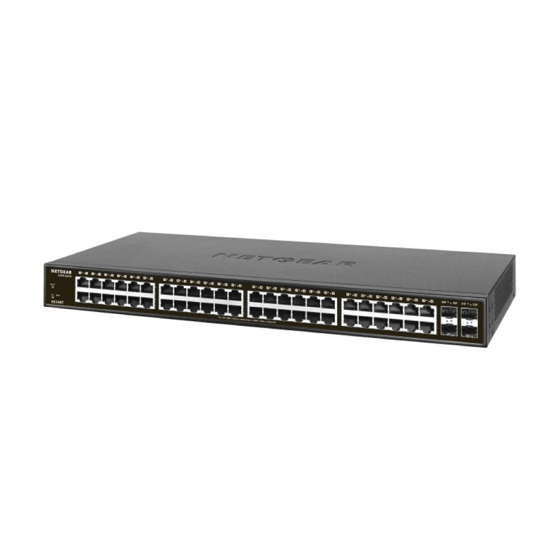 NETGEAR GS748T 48-Port Gigabit Ethernet Smart Switch - Managed, with 2 x 1G SFP and 2 x 1G Combo, Desktop or Rackmount, and Limited Lifetime Protection