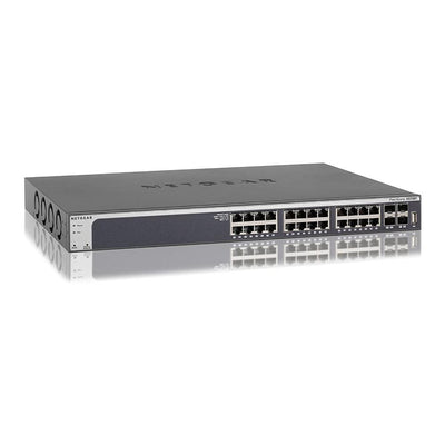 NETGEAR XS728T 28-Port 10G Ethernet Smart Switch - Managed, with 24 x 10G, 4 x 10 Gigabit SFP+, Desktop or Rackmount, and Limited Lifetime Protection