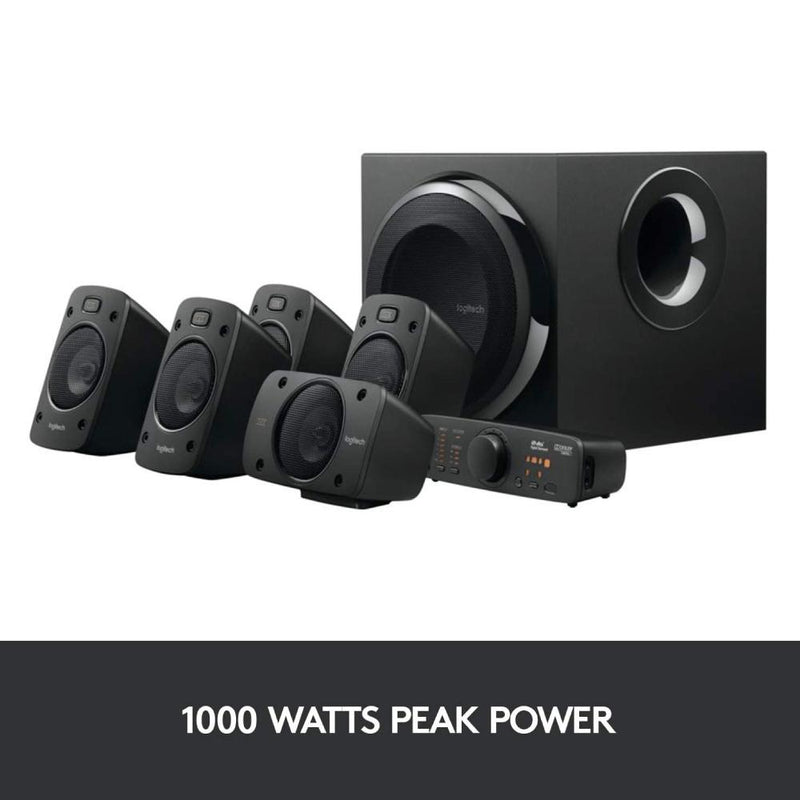 Logitech Z906 5.1 Surround Sound Speaker System - THX, Dolby Digital and DTS Digital Certified