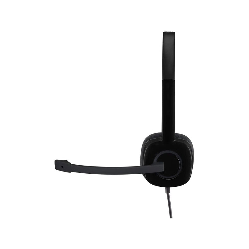 Logitech 3.5 mm Analog Stereo Headset H151 with Boom Microphone