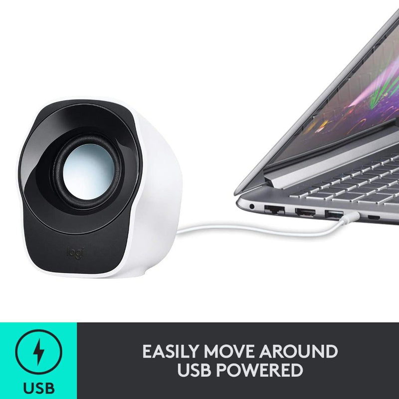  Logitech Z120 Compact Stereo USB Powered Speakers