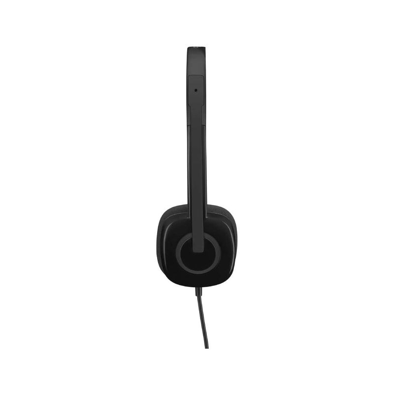 Logitech 3.5 mm Analog Stereo Headset H151 with Boom Microphone