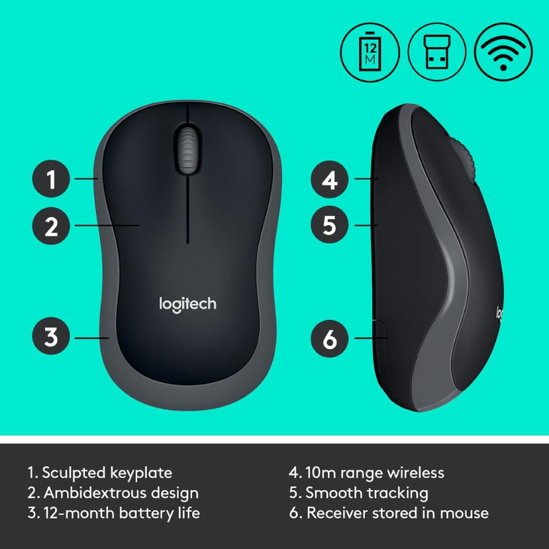 Logitech MK270r Wireless Compact Keyboard &amp; Mouse Combo (Work From Home, Home Based Learning)