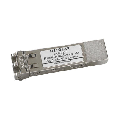 NETGEAR ProSafe™ GBIC Module 1000BASE-LX (SM) Fiber SFP, Up to 10km (For FS726T, FS750T2, FS72xTP, FS7xxTS, FSM726, GS7xxT, GS110TP, GS7xxTP, GS7xxTS, GS7xxTPS, GSM72xx-200, GSM72xxPS, GSM73xx-200, GSM7328FS, S3300, M4200 & M4300)