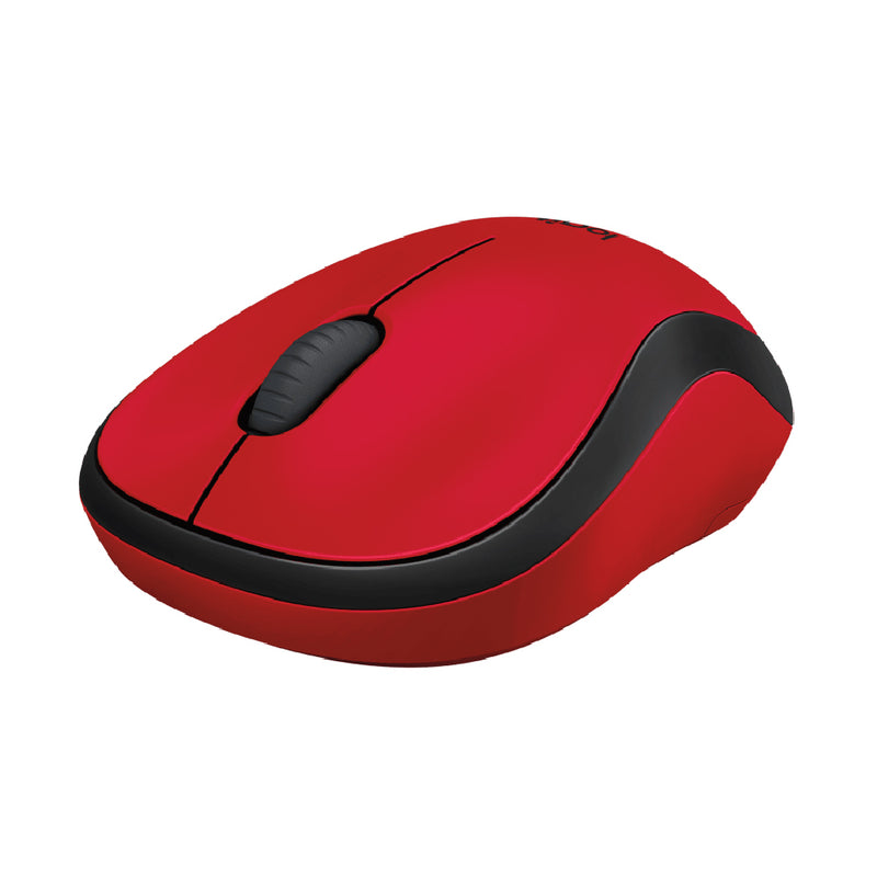 LOGITECH M220 Silent Wireless Mouse (Red)