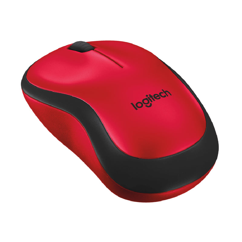 LOGITECH M220 Silent Wireless Mouse (Red)