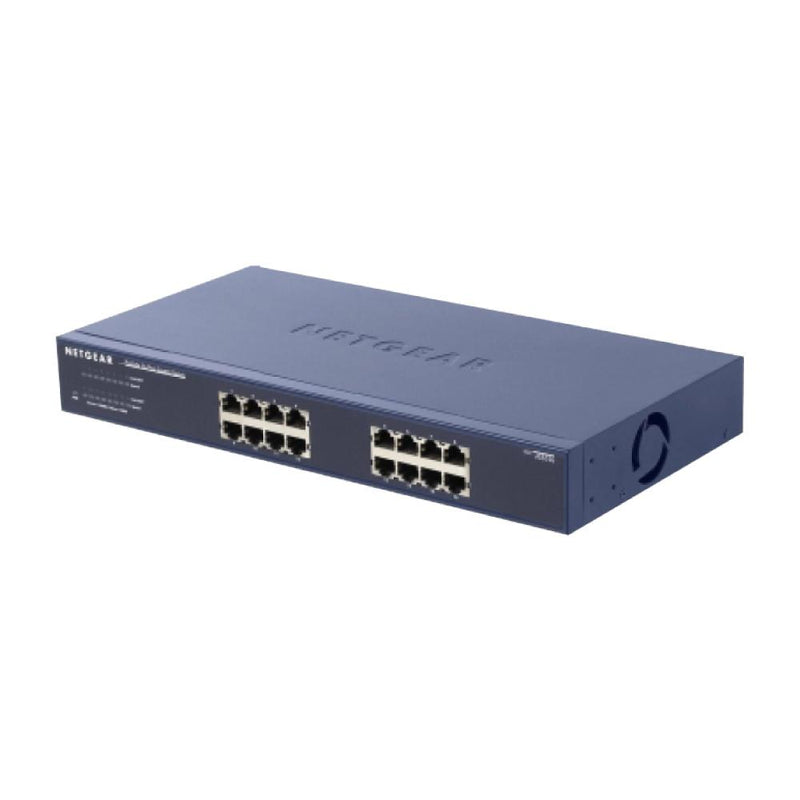 NETGEAR JGS516 16-Port Gigabit Ethernet Unmanaged Switch - Desktop/Rackmount, and ProSAFE Limited Lifetime Protection