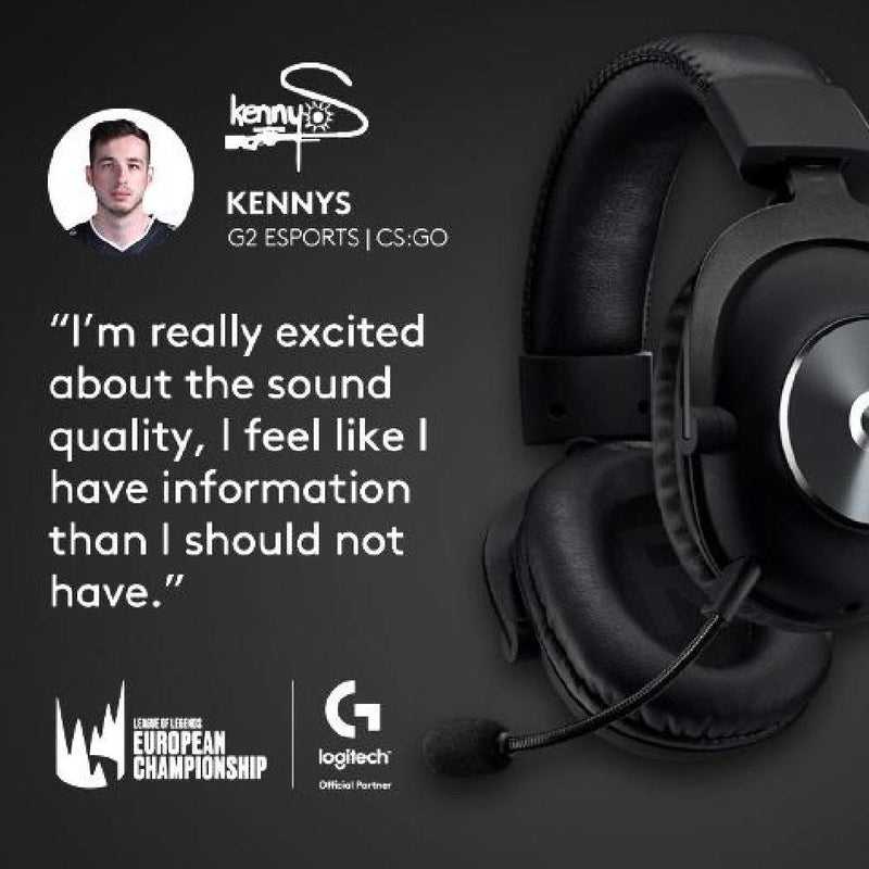 Logitech G PRO X Gaming Headset - BLACK - USB