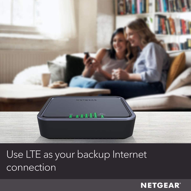 NETGEAR LB2120 4G LTE Broadband Modem - Use LTE as Backup Internet Connection, Unlocked, Works with Any Mobile Network Provider