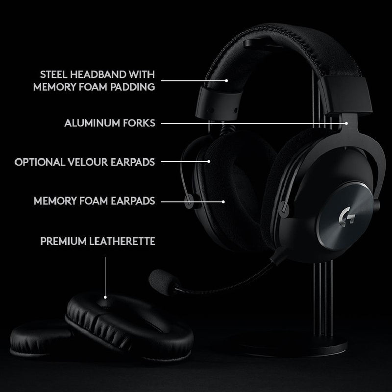 Logitech G PRO X Gaming Headset - BLACK - USB   