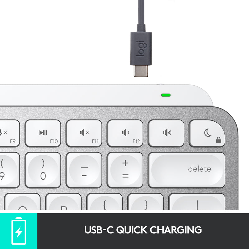 LOGITECH MX Keys Mini for Mac Bluetooth Keyboard (QWERTY Layout)