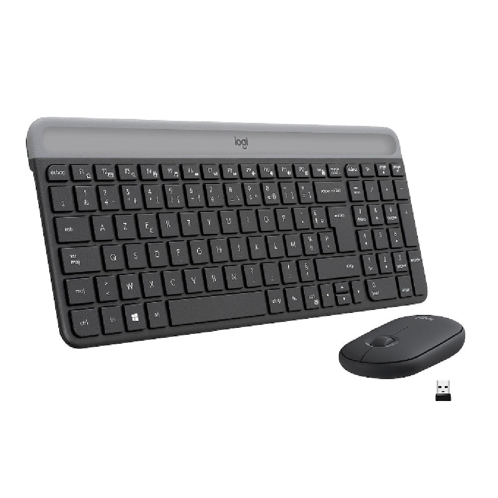 LOGITECH MK470 Slim Wireless Keyboard and Mouse Combo (AZERTY Layout