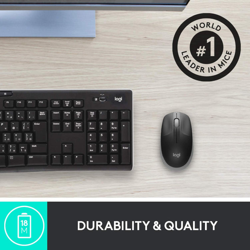 Souris sans fil pleine taille LOGITECH M190