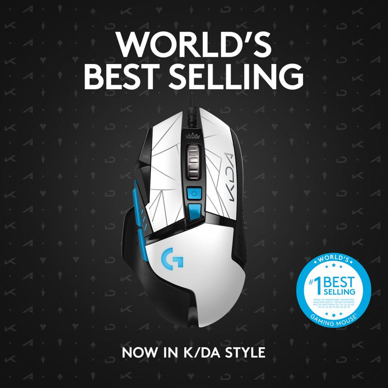 LOGITECH G502 HERO High Performance USB Gaming Mouse - KDA