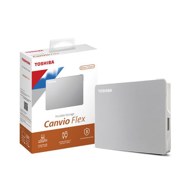 Toshiba Canvio Flex Type C Portable Hard Drive (Compatible with iPad/Tablets/MacOS/Windows)