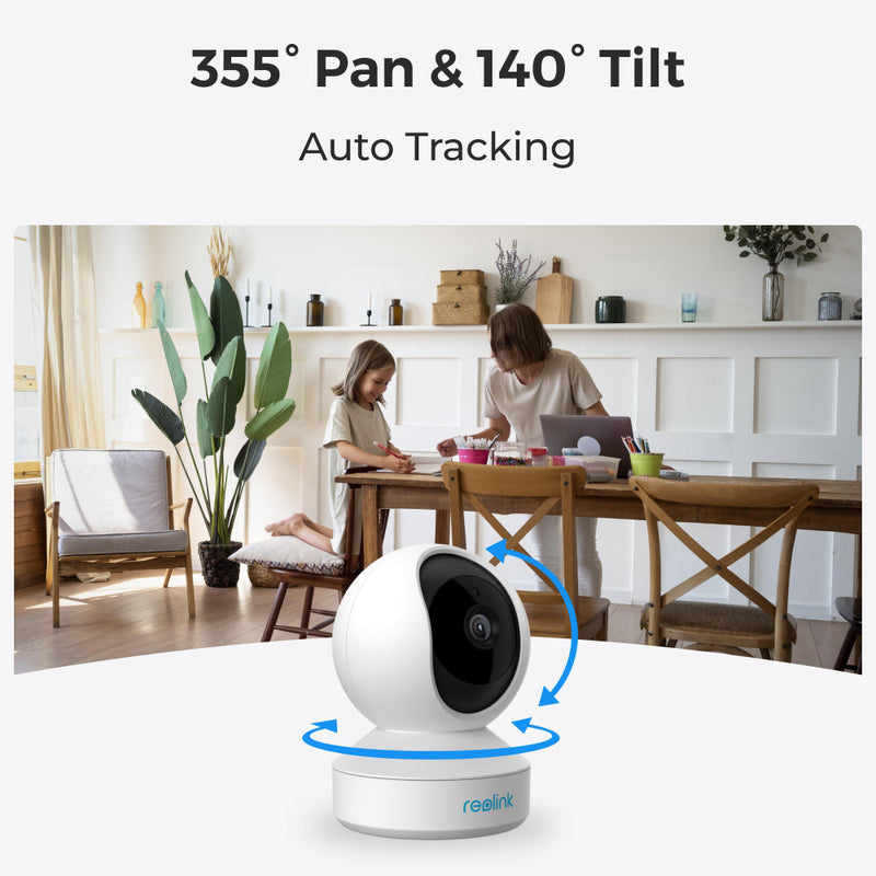 REOLINK E1 Pro 4MP Smart Pan-Tilt 2K WiFi Indoor Security Camera