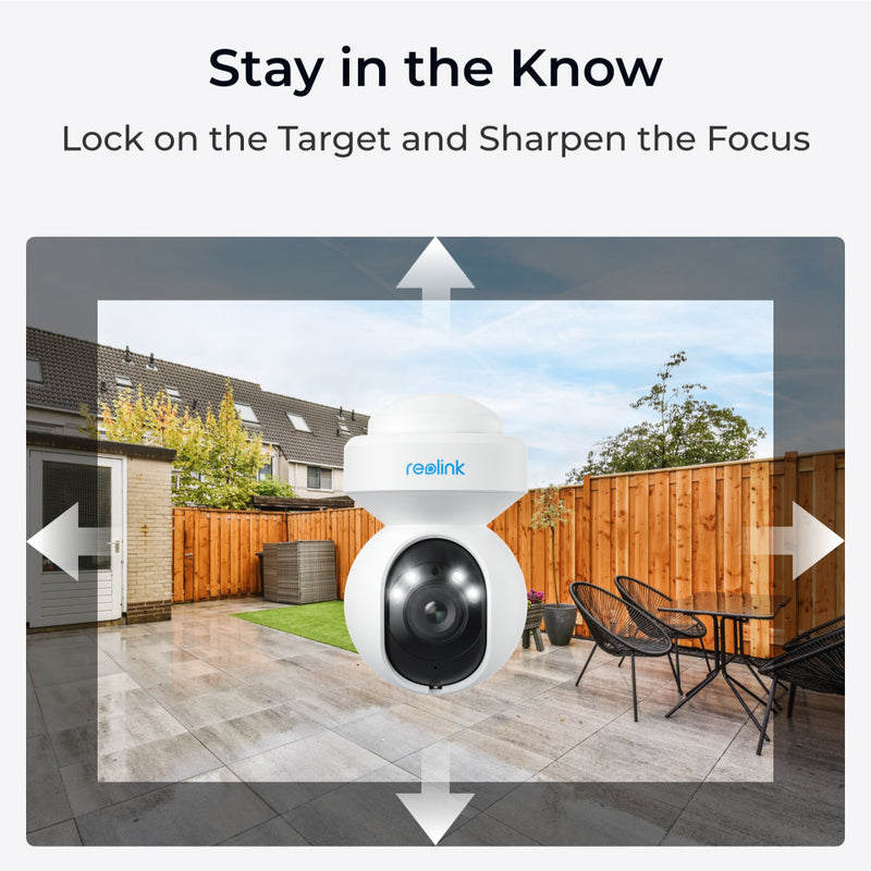 REOLINK E1 Outdoor PoE 4K 8MP PTZ PoE Camera with Auto Tracking and Smart Detection