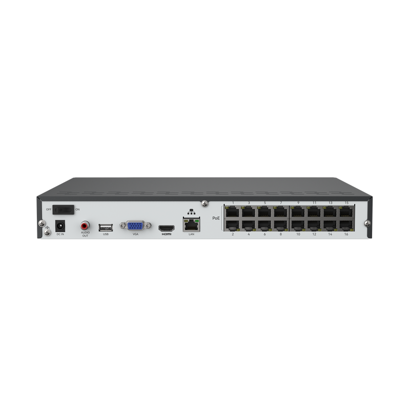 REOLINK NVS16 16-Channel PoE NVR for 24/7 Continuous Recording