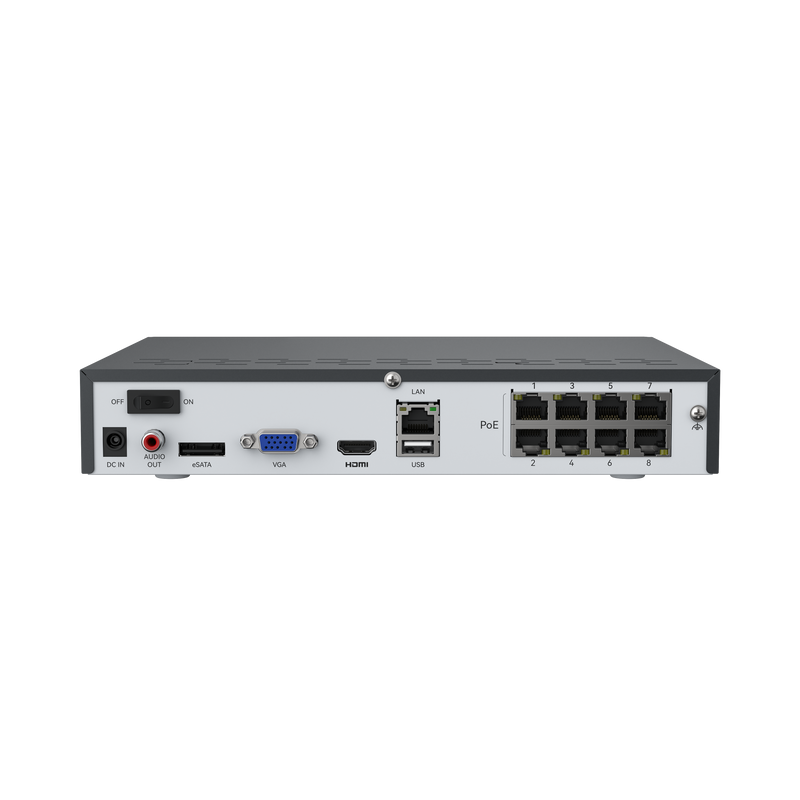 REOLINK NVS8-NHD 8-Channel PoE NVR for 24/7 Reliable Recording - PN-8-NHD