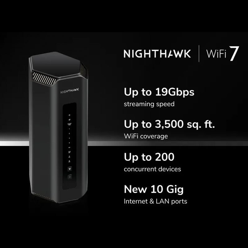 Nighthawk WiFi 7 Router RS700S, 19Gbps