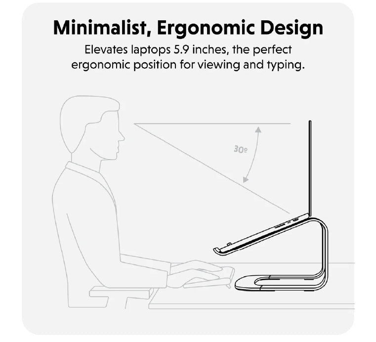 HyperSpace Ergonomic Laptop Stand