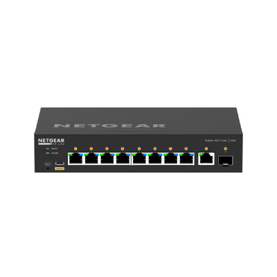 NETGEAR AV Line M4250-9G1F-PoE+ (GSM4210PD) 8x1G PoE+ 110W 1x1G and 1xSFP Managed Switch