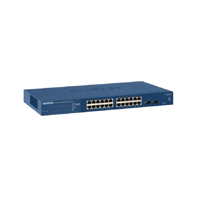 24-Port Gigabit Ethernet Smart Switch (GS724Tv4) with 2 Dedicated SFP Ports