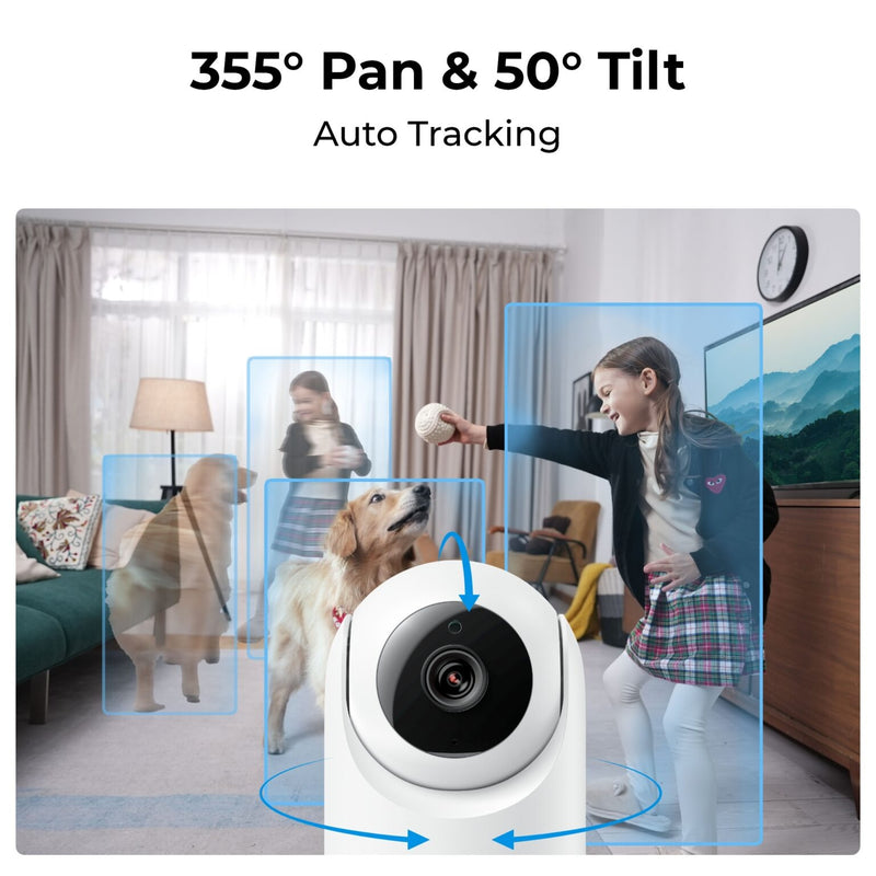 Reolink E321 3MP Super HD Indoor WiFi Pan-Tilt Security Camera