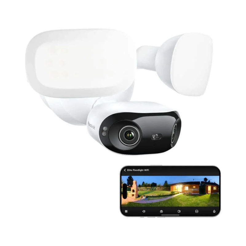 Elite Floodlight WiFi 4K 180° Wi-Fi 6 dual-lens security camera