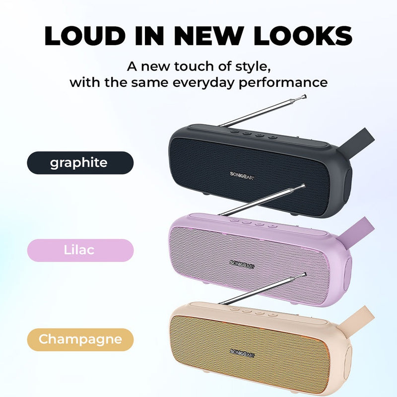 SonicGear P8000 Super Portable Bluetooth Speaker - 20W