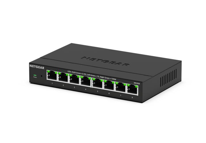 MS308 - 8-Port 2.5G Multi-Gigabit Ethernet Unmanaged Essentials Switch