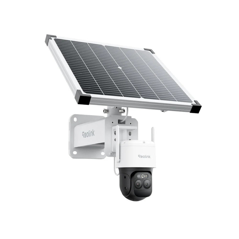 Reolink Trackmix LTE Plus 2 with Solar Panel: 4G Dual-Lens Battery Security Camera
