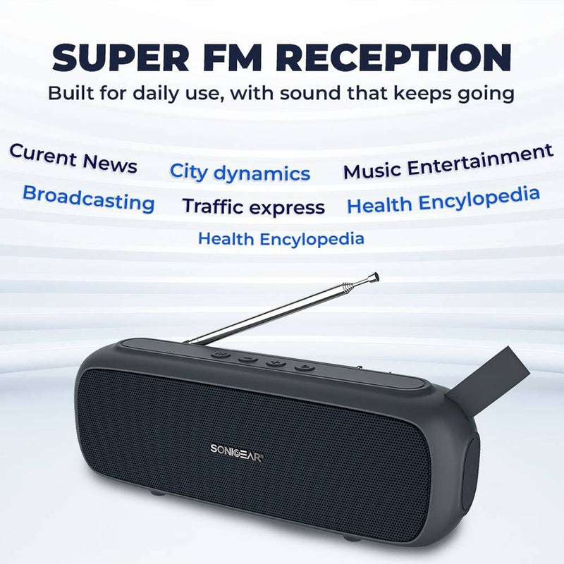 SonicGear P8000 Super Portable Bluetooth Speaker - 20W