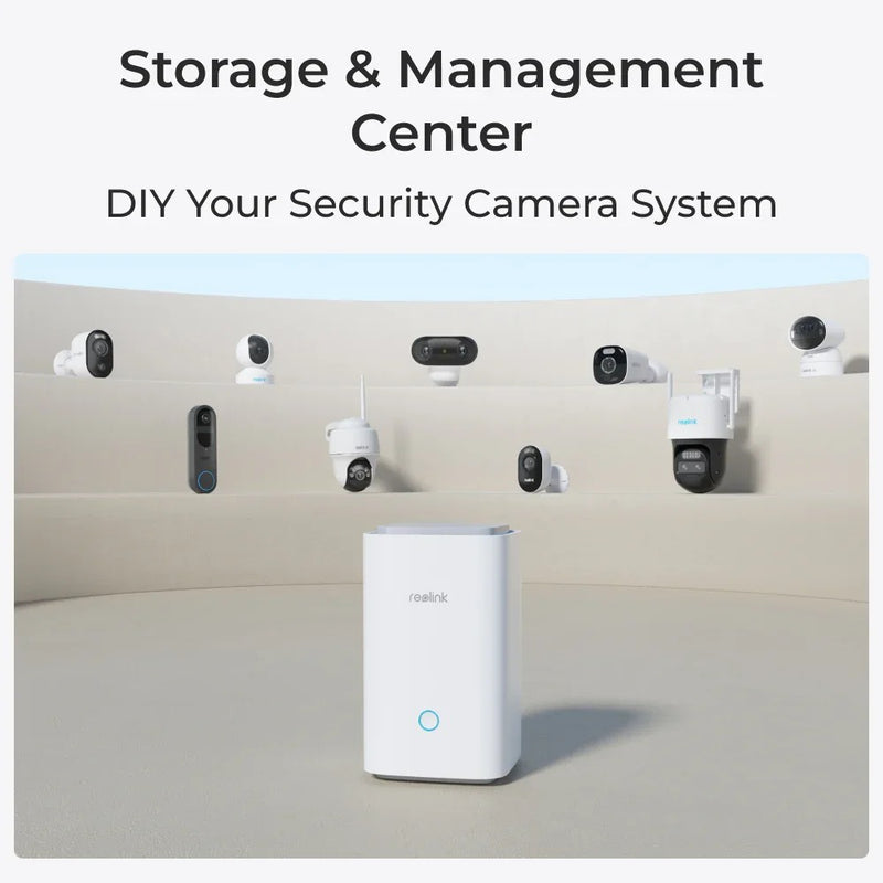 Home Hub Wireless Security Center with Encrypted Local Storage and Multi-Device Management