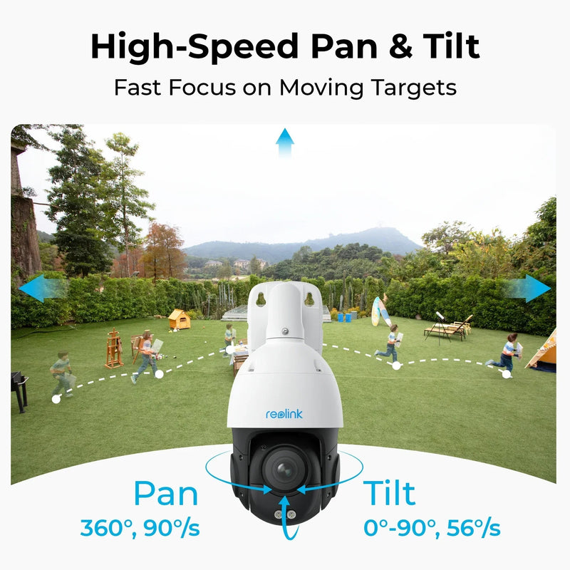 Reolink P840 : 4K 360° Auto-Tracking PoE Camera with 5X Optical Zoom
