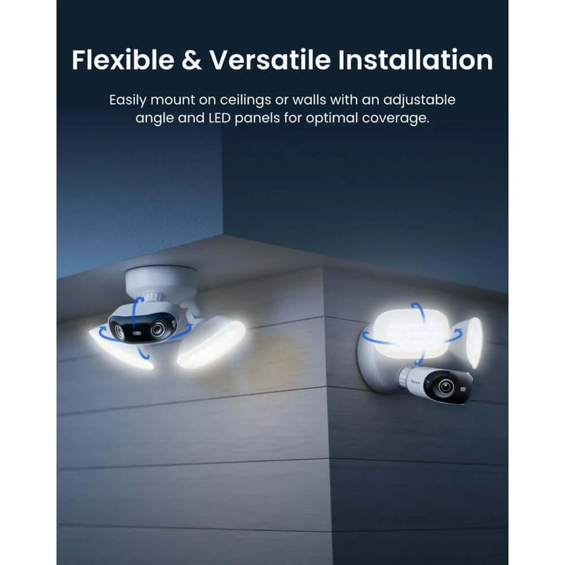Elite Floodlight WiFi 4K 180° Wi-Fi 6 dual-lens security camera