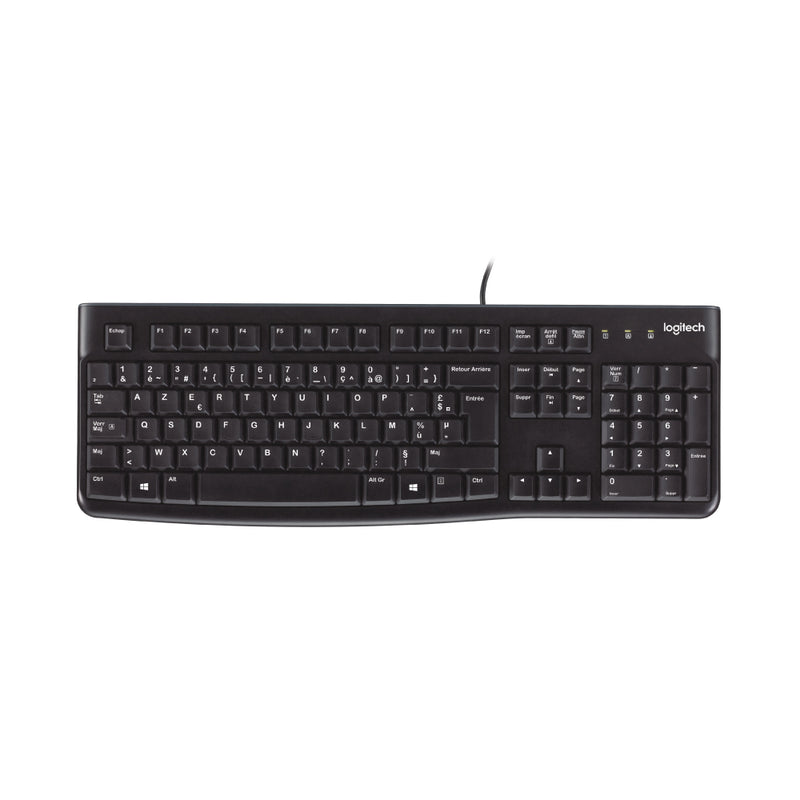LOGITECH K120 USB Keyboard (AZERTY Layout) – Kaira Mauritius
