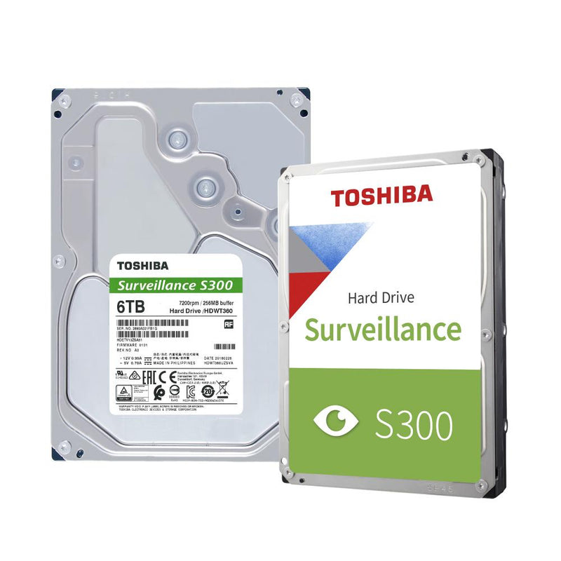 Toshiba Surveillance S300 3.5 inch Internal Hard Disk Drive 2TB / 4TB / 6TB  3 Years Warranty