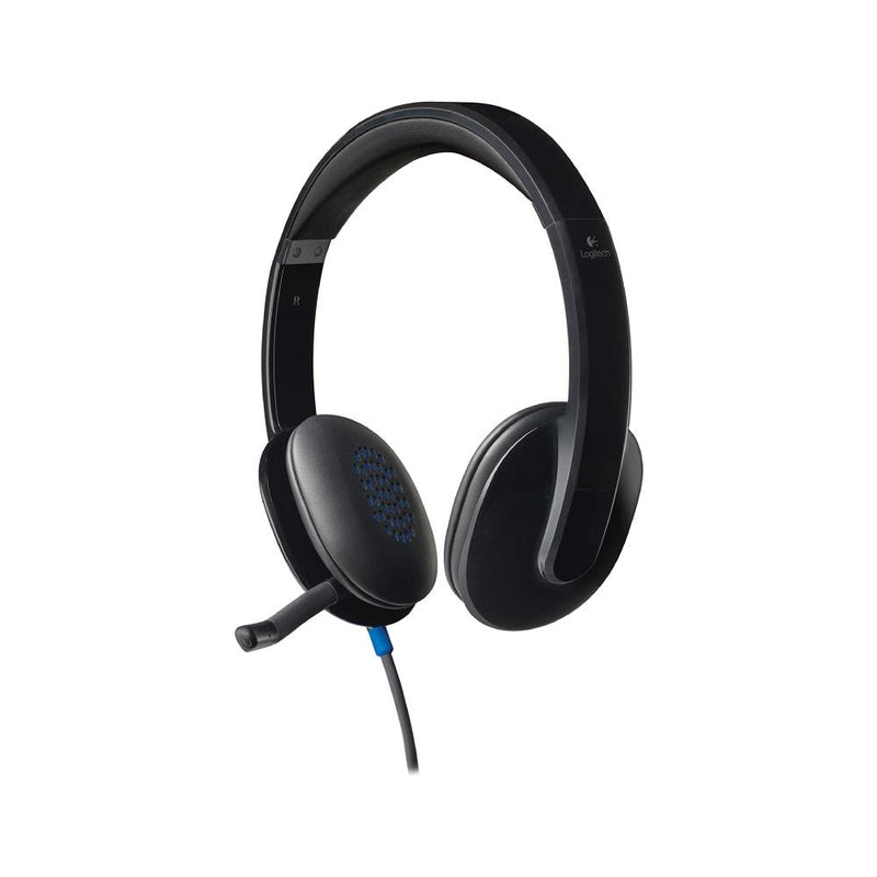 Logitech H540 High Performance USB Headset with Premium Ear Pad and Inline Audio Control