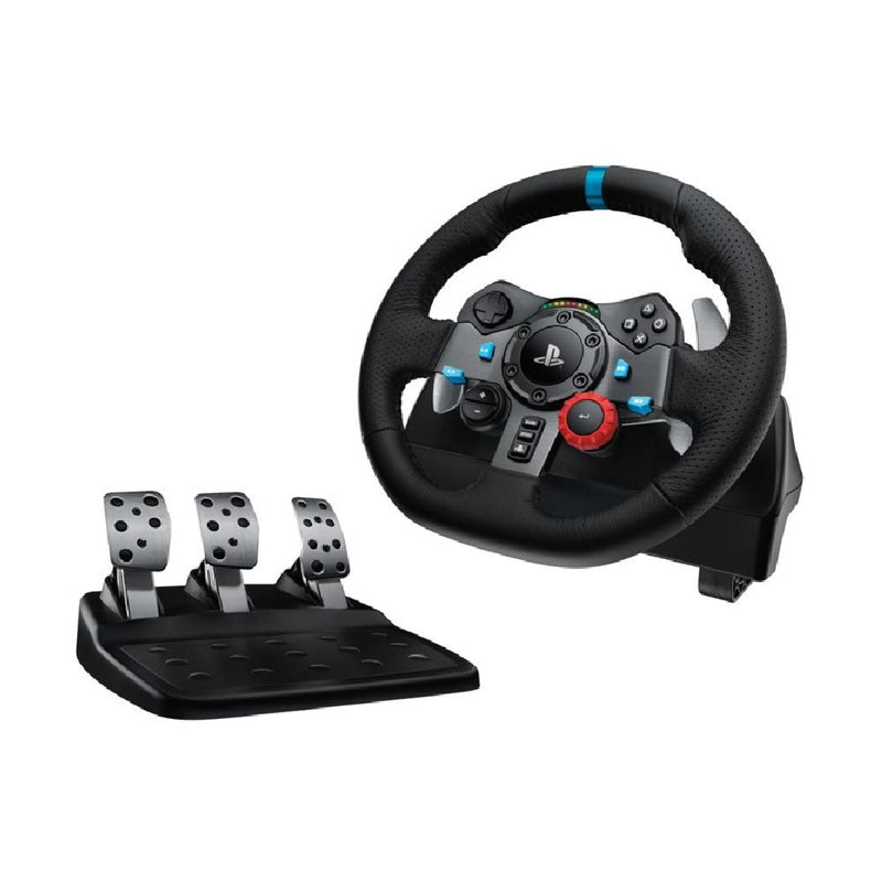 ASHATA Volant de Course pour PS3, pour PS2, PC, Volant et Pédale de Course  Driving Force