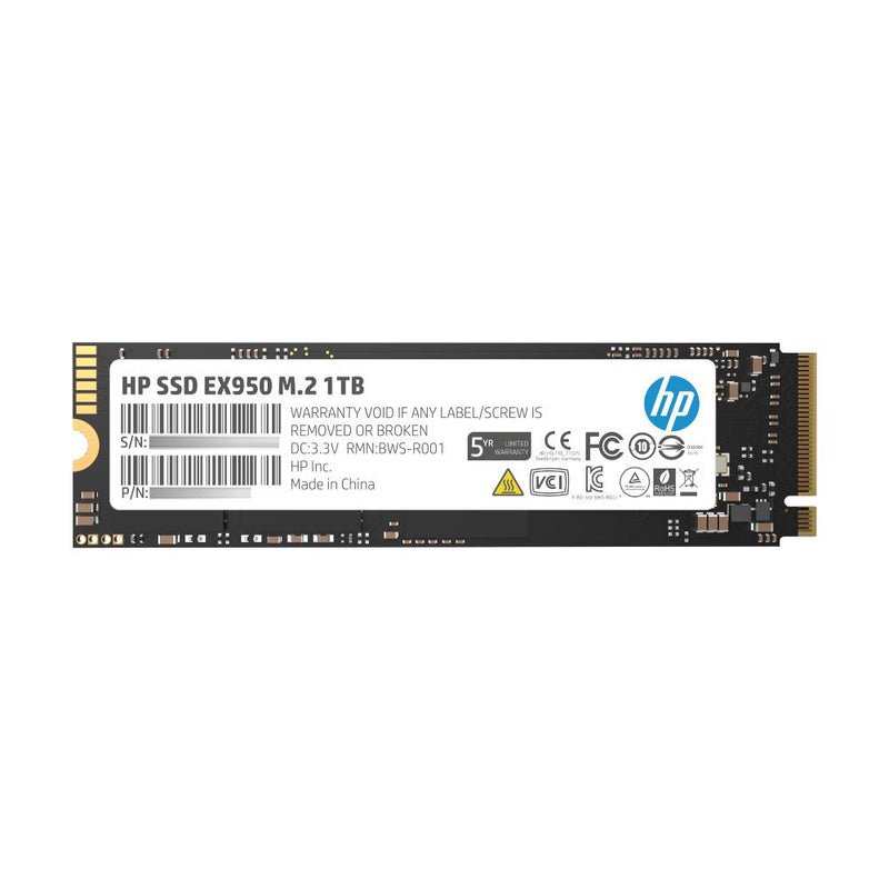 HP SSD EX950 M.2 (1TB) PCI Express 3.1 NVMe Internal Solid State Drive