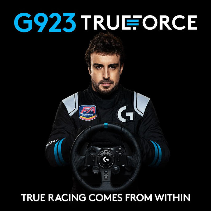 LOGITECH G923 Trueforce Racing Wheels & Pedals for PC and PlayStation (BLACK)